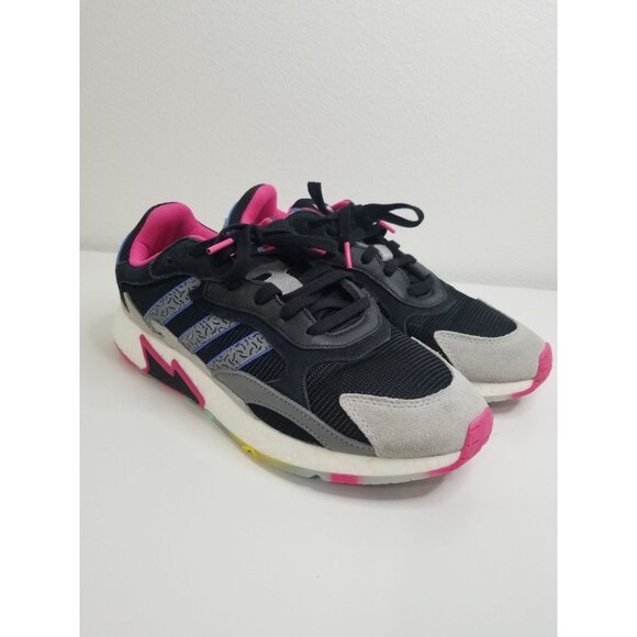 Adidas Men's Tresc Run Boost Running Training Sneakers in Black/Pink - Size 10.5 - Picture 5 of 7